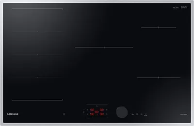 Produktbild von Samsung NZ85C6058HK/U1, Autarkes Induktionskochfeld 80 cm, Slim Fit, Schwarz, Integriert, 80 cm, Zonen-Induktionskochfeld, Glaskeramik, 5 Zone(n)