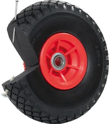 Zdjęcie produktu dla Koło zapasowe do samochodu ciężarowego odporne na przebicie 260x85 mm 3.00-4poliuretan Koło zapasowe do samochodu ciężarowego Opona koła