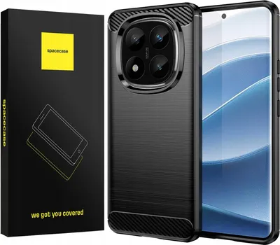 Image de Coque SPACECASE Carbon pour Redmi Note 14 Pro+ 5G noir