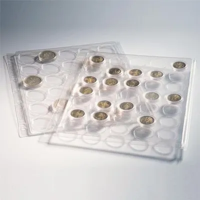 Produktbild von Kunststoffhüllen ENCAP, für 20 QUADRUM-Münzkapseln 50 x 50 mm