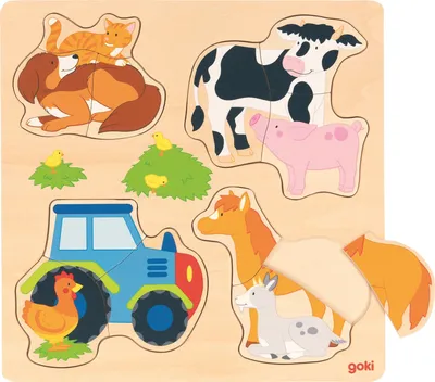 Obrázok produktu pre Goki Farm animals, 12 kusov, Farma, 2 rok / roky