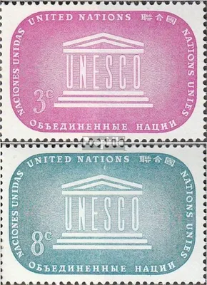 Produktbild von Briefmarken UNO - New York 1955 Mi 37-38 (kompl.Ausg.) postfrisch UNESCO