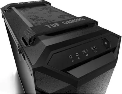 Image de Asus TUF GAMING CASE GT501 Noir, ATX, Adaptateur secteur inclus Non