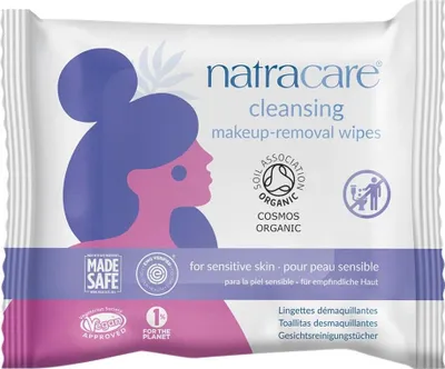 Produktbild von Natracare 771500, Reinigungstuch, Unisex, Empflindliche Haut, Reinigend, Auffrischend, Alkohol, 20 Stück(e)