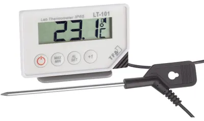 Digitale Thermometer mit Einstichsonde, -40 bis 200 °C, Alarm