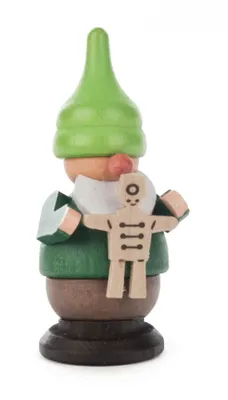 Produktbild von Miniaturfigur Zwerg mit Hampelmann BxHxT 3x5,5x2cm