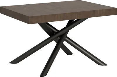 Produktbild von Ausziehbarer Tisch 90x130/234 cm Famas Walnuss Anthrazit Gestell