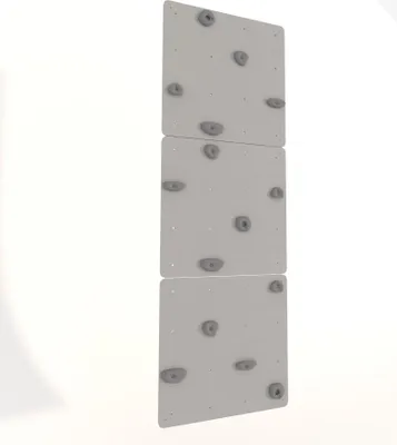 Image de mur d'escalade carré 3 gris - gris gris