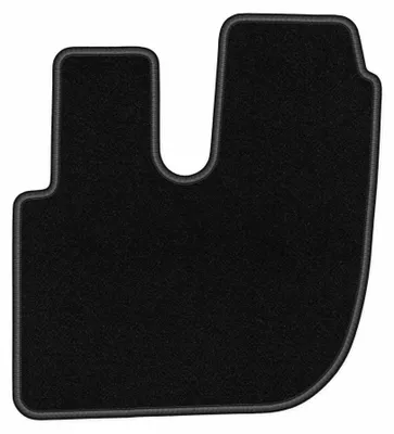 Image de Tapis conducteur en moquette pour Renault Premium 1997-2014 (utilitaire) – 1 pièce, noir, sur mesure – Wielganizator BASIC