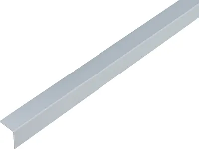 Immagine prodotto di Alberts 485030 Profilo angolare, plastica, grigio alluminio, 1000 x 20 x 20 mm