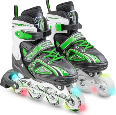 Produktbild von Apollo Inliner Super Blades Gr.M(35-38) schwarz/grün Skates Rollschuhe