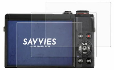 Produktbild von 6x Für Canon PowerShot G7 X Mark III Schutzfolie Savvies Displayschutz Display Schutz Folie Klar Transparent