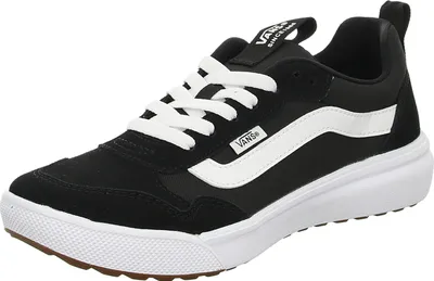 Produktbild von Vans Damen Sneaker Range Exp VN0A5ELAIJU1 Schwarz-Weiß 39, Obermaterial aus Leder und Textil, rutschfeste Gummisohle, OrthoLite-Einlegesohle, Schnürung