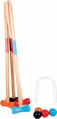 Produktbild von OA Krocket-Set aus Holz, für 4 Spieler,