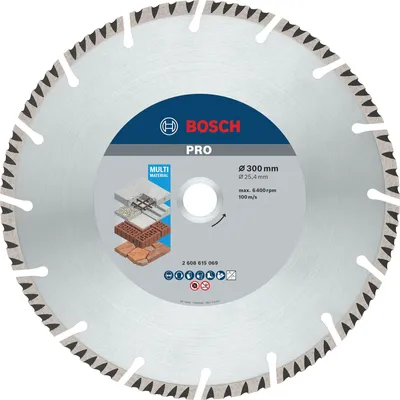 Zdjęcie produktu dla Bosch PRO MultiMat Diamond TS, 300x25,4 mm