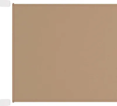 Image de vidaXL Store vertical Taupe 60x1200 cm Tissu Oxford