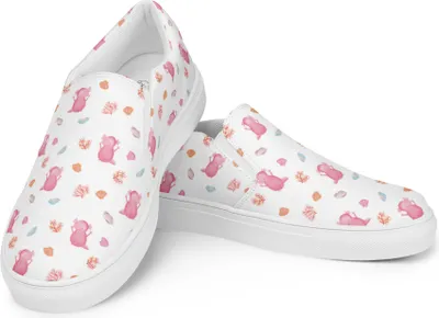 Produktbild von Mr. & Mrs. Panda Slipper Damen Axolotl Hurra Größe 36 1/2 - Weiß - Geschenk, Lurch, Mokassins, Motivation, Für, Axolot, Loafer, Spaß, Damenschuhe
