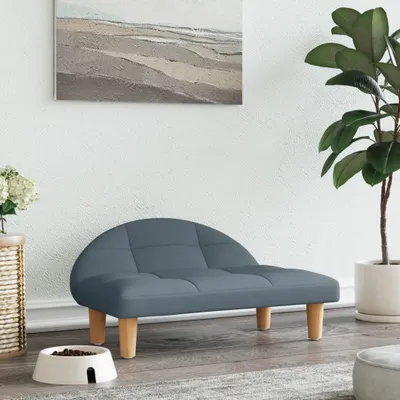 Produktbild von The Living Store Hundebett Dunkelgrau 70x52x30 cm Stoff