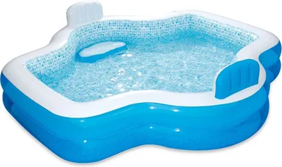 Produktbild von Swimmingpool Planschbecken Pool Elegant Lounge Badeinsel Sitzplätze Family 280cm