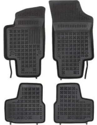 Produktbild von REZAW PLAST Fußmatten Set Gummi für VW up! Schrägheck (121, 122, BL1, BL2) Vorne+Hinten