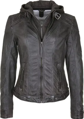 Produktbild von Gipsy Mauritius Damen Lederjacke CACEY LEGV - Anthracite (S)