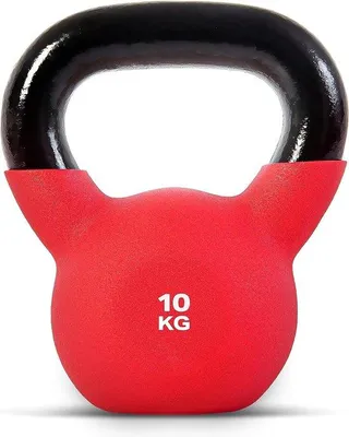 Immagine prodotto di Set di pesi sferici con rivestimento in neoprene di alta qualità, allenamento incluso | 2-30 kg | Adatto all'uso su pavimento | Manubrio oscillante con peso sferico e rivestimento in neoprene