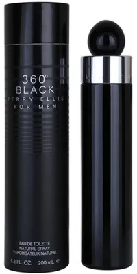 Obrázek produktu pro Perry Ellis 360° Black for Men EDT 200 ml M