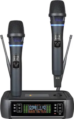 Produktbild von INF Professionelles Duales Drahtlos-Mikrofonsystem