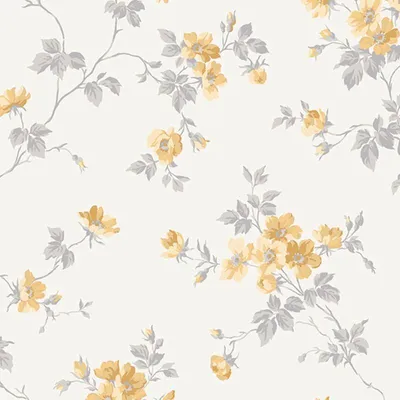 Obrázok produktu pre Duro Tapeta žlté kvety - 661114 - 53 cm x 10,05 m