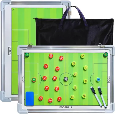 Produktbild von Fußballtrainer, Magnettafel 53x31 cm, 26 Magnete, für Coaching