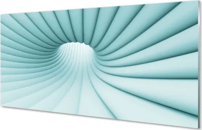 Produktbild von Glasbilder 140x70 Wandkunst geometrisches tunnel
