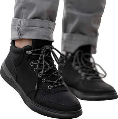 Produktbild von Herren Winterstiefel High Top Sportschuhe Freizeitschuhe Tirano Schwarz Gr.44