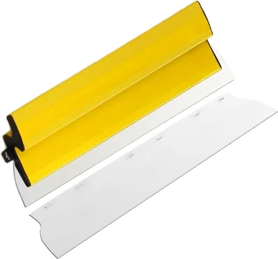 Image de Spatule à stuc - acier inoxydable - outil pour panneau mural - 60 cm