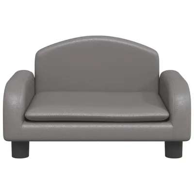 Produktbild von Möbel Sofa Baby - Kindersofa - Minisofa - Grau 50x40x30 cm Kunstleder Top1295418