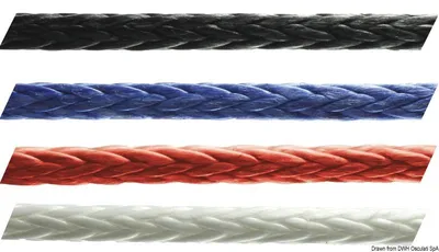 Image de Tresse Marlow Excel D12, bleu 3 mm , 200 mètres