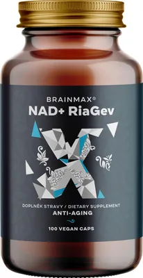 Obrázek produktu pro BrainMax NAD+ RiaGev®, 750 mg, 100 rostlinných kapslí