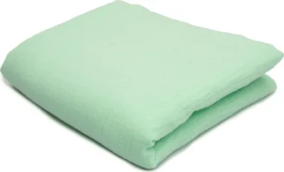 Produktbild von Baumwoll Musselin Stoff Double Gauze, Doppelgaze Minze 50 x 130 cm