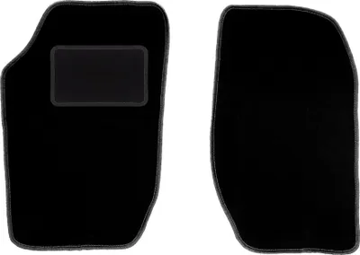 Immagine prodotto di Wielganizator tappetini auto velours anteriori adatto per Saab 900 I (1978-1993, 0) neri, set 2 pz, con fissaggi