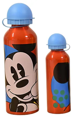Produktbild von Mickey Mouse Alu-Trinkflasche 500 ml Kinder  - Disney  Trinkflasche aus Aluminium