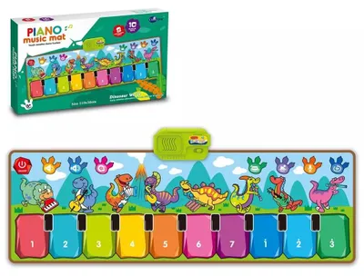 Productafbeelding van Muziekinstrument voor kinderen: een pianovormige dinosaurus - Trifox