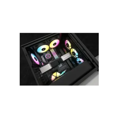 Produktbild von Corsair CW-9060074-WW CW-9060074-WW Computerkühlsystem Prozessor All-in-One-Flüssigkeitskühler 12 cm Schwarz 1 Stück(e)