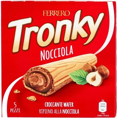 Obrázek produktu pro Ferrero Tronky Nocciola 90 g italské vafle s ořechovou náplní