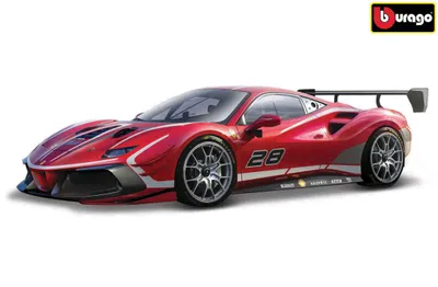 Obrázek produktu pro BBURAGO Ferrari 488 Challenge Evo, Model supersportovního automobilu, Sestavený, 1:43, Ferrari 488 Challenge Evo, Jakékoliv pohlaví, Kov, Plast