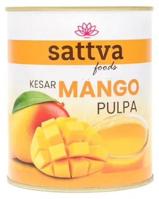 MANGO KESAR PULPA 850 g - SATTVA (FOODS)