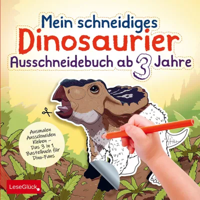 Produktbild von Mein schneidiges Dinosaurier Ausschneidebuch ab 3 Jahre