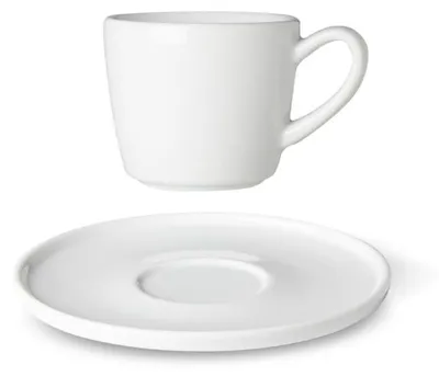 Produktbild von Espressotasse mit Untertasse, tschechisches Porzellan, 80 ml, Optimo, G. Benedikt