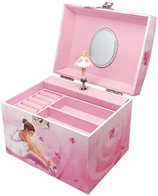 Image de Boîte à musique pour bijoux Trousselier - Ballerine et fleurs