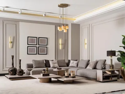 Produktbild von Ecksofa L form Wohnlandschaft Polstersofa Stoffsofa Grau Modern Sofa