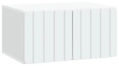 Immagine prodotto di vidaXL Mobile TV da parete, bianco, 59,5 x 41 x 30 cm, materiale a base di legno