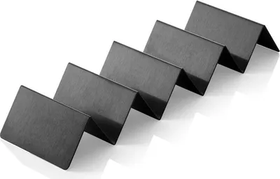 Produktbild von Snackpresenter mit 4 Ablagen, 35 x 10 x 5 cm, schwarz, Edelstahl, PVD-Beschichtung